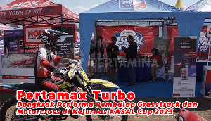 Pertamax Turbo Dongkrak Performa Pembalap Grasstrack dan Motorcross di Kejurnas KASAL Cup 2023